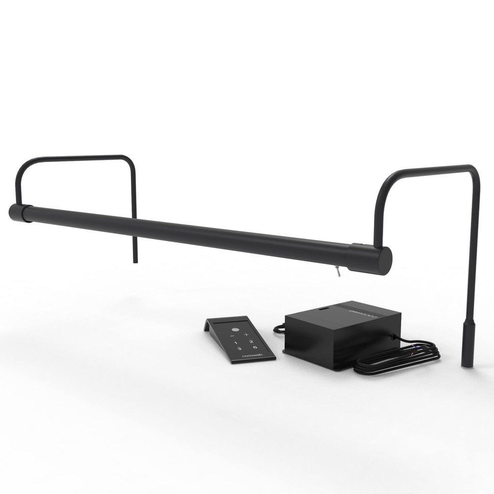 Cocoweb 21" Slim Line LED Art Light in Oil Rubbed Bronze with Non-Dimmable Hard Wire Kit with Remote