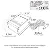 Cocoweb 21" Slim Line LED Art Light in Oil Rubbed Bronze with Non-Dimmable Hard Wire Kit with Remote view 3