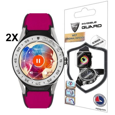 IPG for TAG HEUER Connected - 41mm Smartwatch Smartwatch Hydrogel Screen Protector (2 Units) Invisible HD Clear Film Anti Scratch Guard-Smooth/Self-Healing/Bubble Free for Connected41