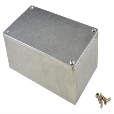 Hammond Manufacturing 1590P1 Bronze Metal Compact Electrical Housing with No PCB Guides