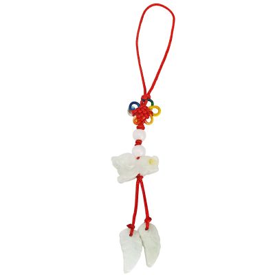 Fengshui 12 Animals Cell Phone Hanging Lucky Charm Hanging Handbag + One Free Red String Bracelet (Dragon)