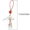 Fengshui 12 Animals Cell Phone Hanging Lucky Charm Hanging Handbag + One Free Red String Bracelet (RABBIT) view 2