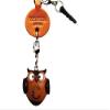 Alphabet Owl C Leather Animal Earphone Jack Accessory / Dust Plug / Ear Cap / Ear Jack *VANCA* Made in Japan #47603 view 1