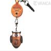 Alphabet Owl D Leather Animal Earphone Jack Accessory / Dust Plug / Ear Cap / Ear Jack *VANCA* Made in Japan #47604 view 1