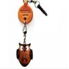 Alphabet Owl H Leather Animal Earphone Jack Accessory / Dust Plug / Ear Cap / Ear Jack *VANCA* Made in Japan #47608 view 1