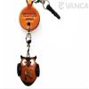 Alphabet Owl K Leather Animal Earphone Jack Accessory / Dust Plug / Ear Cap / Ear Jack *VANCA* Made in Japan #47611 view 1