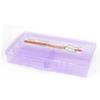Aexit Plastic 4 Tool Organizers Slots Electronic Component Case Box Container Tool Boxes Clear Purple view 1