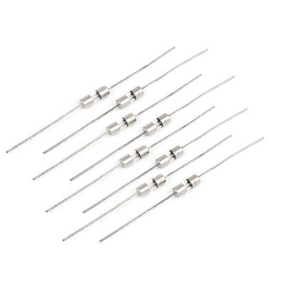 Aexit 10 Pcs Fuses 3mm x 10mm axia-l Leads Fast Acting Glass Fuses Tube Cartridge Fuses 1Amp 250V