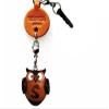 Alphabet Owl S Leather Animal Earphone Jack Accessory / Dust Plug / Ear Cap / Ear JackVANCA Made in Japan #47619 view 1