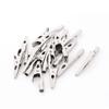 Aexit 15 Pcs Testers Silver Tone Alligator Clips Aligator Hair Bows Voltage Testers Metal Clips view 1