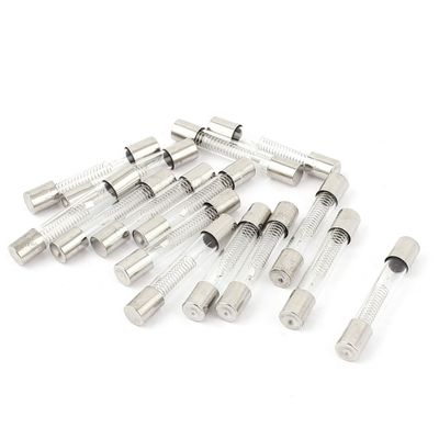 Aexit Mircrowave Oven Fuses Fast Blow High Voltage Fuse Tube 800mA 0.8A Cartridge Fuses 5KV 15pcs