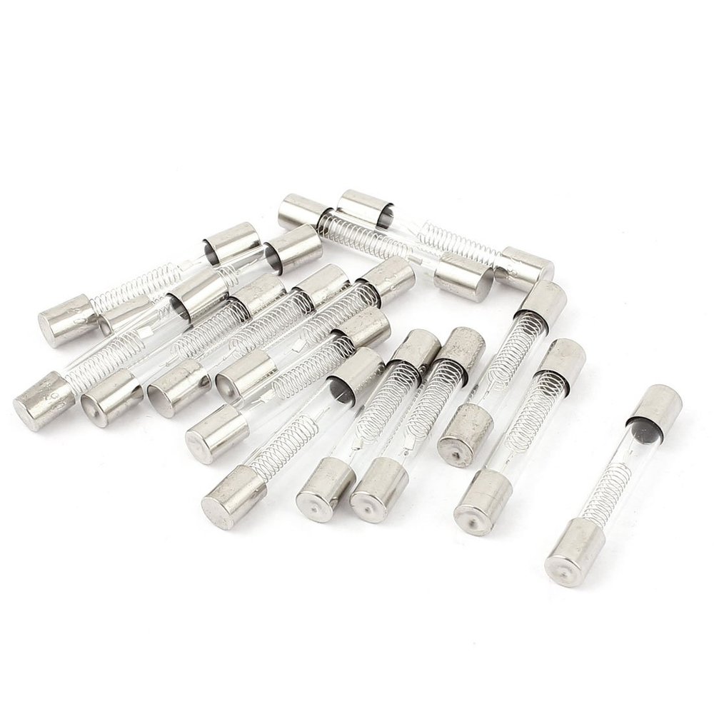 Aexit Mircrowave Oven Fuses Fast Blow High Voltage Fuse Tube 800mA 0.8A Cartridge Fuses 5KV 15pcs