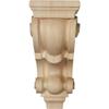 Ekena Millwork CORW05X05X10TRAL Medium Traditional Wood Corbels, 4 1/2"W x 5"D x 10"H, Alder view 2
