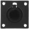 Baldwin 0393190 Flush Ring Pull, Black view 1