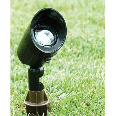 Dabmar Lighting FG132-BZ Fiberglass Hooded Spot Light, 20W Mr-16, Bronze Finish