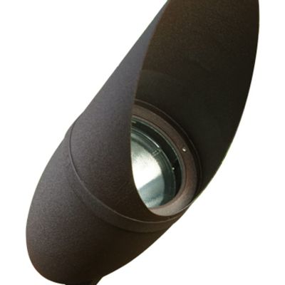 Dabmar Lighting DPR41-HOOD-BZ Par 38 Hooded Spot Light, Bronze Finish