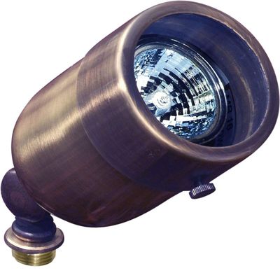 Dabmar LV29-ABZ Solid Brass Spot Light, 20W 12V Mr16, Bronze Finish