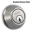Master Lock DSCHSD32D Heavy Duty Single Cylinder, Grade 2 Commercial Deadbolt with Bump Stop, Brushed Chrome Finish view 2