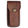 5" BROWN PLAIN LEATHER SHEATH (Pack Of 2) view 1