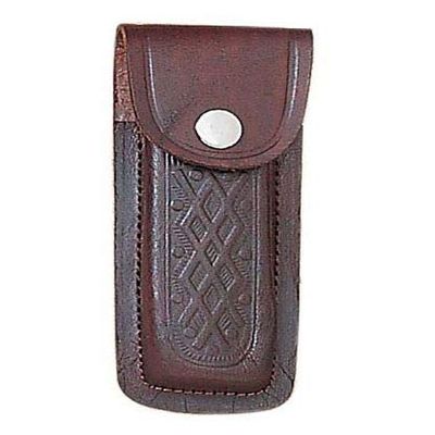 5" Brown Printed Leather Sheath (Pack of 12)