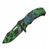 4.75" GREEN CAT EYE FOLDER view 2