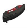 4.75" RED CAT EYE FOLDER view 3