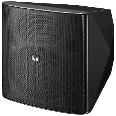TOA F-2000BTWP Weather-Resistant Wide-Dispersion Two-Way Speaker System, Black, 60W Rated Power, 100 Horizontal x 100 Vertical Wide Directivity High-Frequency Horn