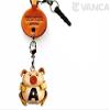 Alphabet Pig A Leather Animal Earphone Jack Accessory / Dust Plug / Ear Cap / Ear Jack *VANCA* Made in Japan #47661 view 1