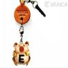 Alphabet Pig E Leather Animal Earphone Jack Accessory / Dust Plug / Ear Cap / Ear Jack *VANCA* Made in Japan #47665 view 1