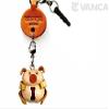 Alphabet Pig I Leather Animal Earphone Jack Accessory / Dust Plug / Ear Cap / Ear Jack *VANCA* Made in Japan #47669 view 1