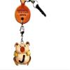 Alphabet Pig J Leather Animal Earphone Jack Accessory / Dust Plug / Ear Cap / Ear Jack *VANCA* Made in Japan #47670 view 1