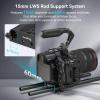 SMALLRIG Camera Base Plate with 15mm LWS Rod Rail Clamp, Baseplate for Sony A6500 A6600 A6300, for Canon R5 R6, for Sony A7SIII / A7III, Both for Cameras & Cages view 3