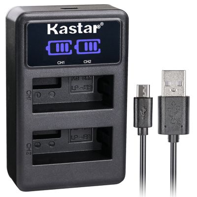 Kastar Dual LCD Charger for Canon LP-E8 LPE8 LC-E8 and Canon EOS Rebel T2i T3i T4i T5i, Canon EOS 550D, Canon EOS 600D 650D, Canon EOS 700D, Canon EOS Kiss X4, Canon EOS Kiss X5, Kiss Canon EOS X6