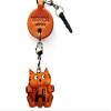 Alphabet Cat H Leather Animal Earphone Jack Accessory / Dust Plug / Ear Cap / Ear Jack *VANCA* Made in Japan #47638 view 1