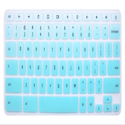 YYubao Silicone Keyboard Skin Compatible for Acer Chromebook R11 CB3-131 CB5-132T, 2017 Acer Premium R11 Convertible, Acer Chromebook R13 CB5-312, Acer Chromebook 14 CB3-431 CP5-471 (Ombre Mint Green)