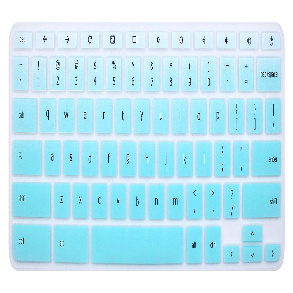 YYubao Silicone Keyboard Skin Compatible for Acer Chromebook R11 CB3-131 CB5-132T, 2017 Acer Premium R11 Convertible, Acer Chromebook R13 CB5-312, Acer Chromebook 14 CB3-431 CP5-471 (Ombre Mint Green)
