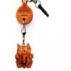 Alphabet Cat U Leather Animal Earphone Jack Accessory / Dust Plug / Ear Cap / Ear Jack *VANCA* Made in Japan #47651 view 1
