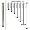 Kichler 360002AVI 24" Downrod, Anvil Iron view 2