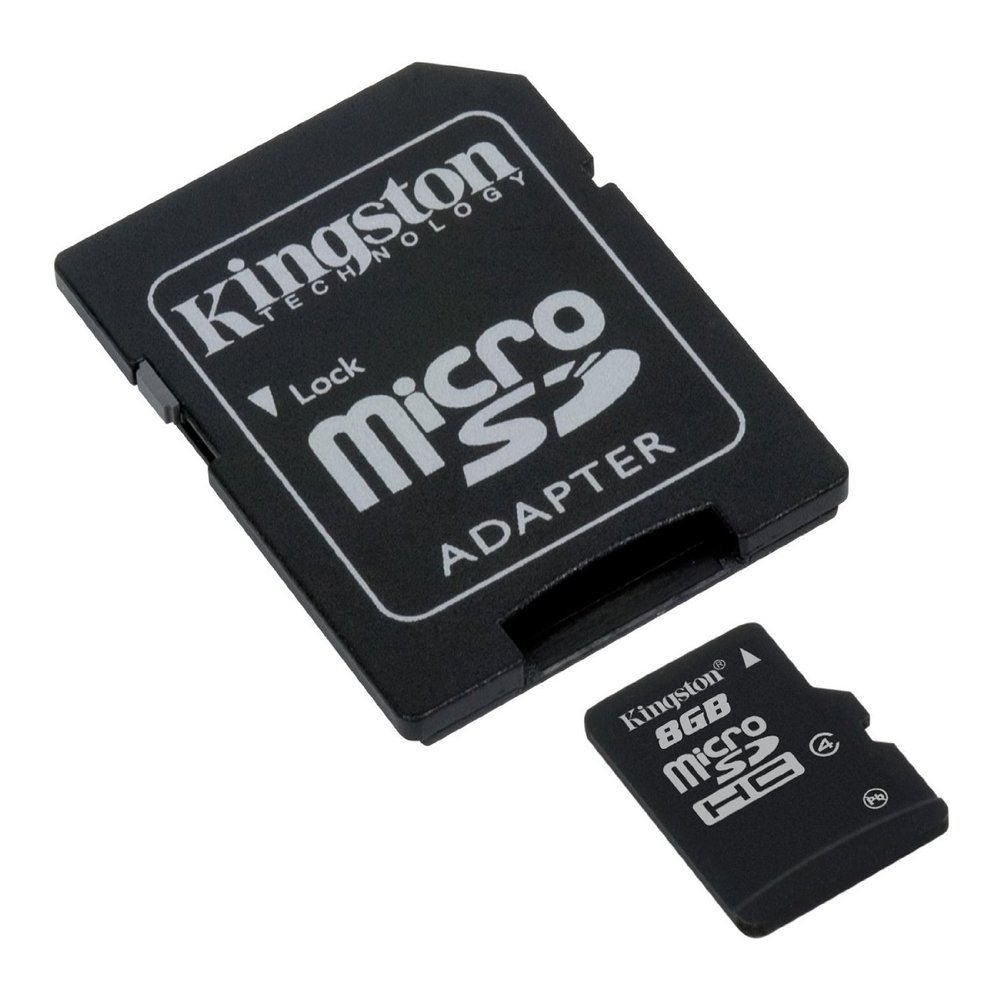 Professional Kingston 4GB MicroSDHC Card for COWON D3 Smartphone with custom formatting and Standard SD Acapter. (Class 4)