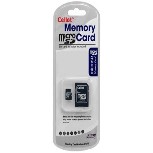 Cellet 4GB MicroSD for Nokia Lumia 505 Smartphone custom flash memory, high-speed transmission, plug and play, with Full Size SD Adapter. (Retail Packaging)