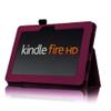 Fintie Folio Case for Kindle Fire HD 7" (2012 Old Model) - Slim Fit Leather Cover with Auto Sleep/Wake Feature (Will only fit Amazon Kindle Fire HD 7, Previous Generation - 2nd), Purple view 3