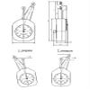 MeterTo DTF-75 Yran Tension Meter, Rangegw):75-5-75, Minimum scale valuegw):5, Accuracy: 1 view 2