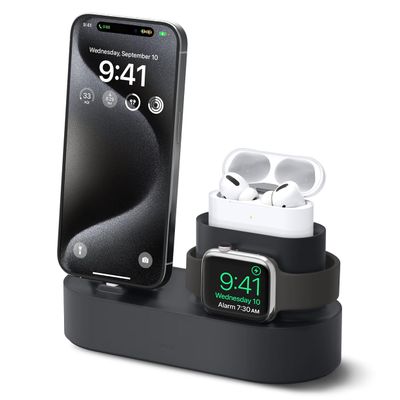 elago 3 in 1 Charging Station for iPhone, AirPods, Apple Watch