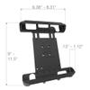 RAM Mounts RAM-HOL-TAB8U Tab-Tite Tablet Holder for Apple iPad Pro 9.7 with Case + More Compatible with RAM B 1" and C 1.5" Size Round Ball Bases view 4