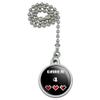 GRAPHICS & MORE Gamer 4 Life for Pixel Hearts Geek Ceiling Fan and Light Pull Chain view 1