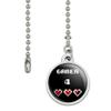 GRAPHICS & MORE Gamer 4 Life for Pixel Hearts Geek Ceiling Fan and Light Pull Chain view 2