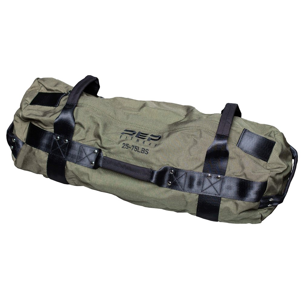 REP Fitness Sandbag - Medium, Army Green, 25-75 lbs
