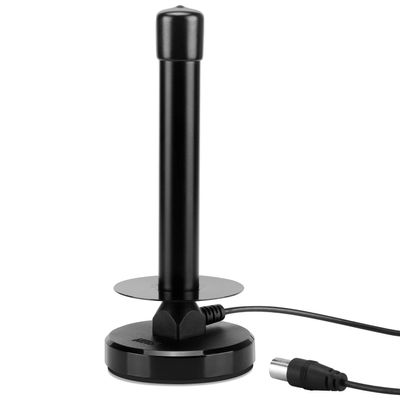 Digital HDTV Antenna - August DTA250 - High Gain Portable TV Antenna with Magnetic Base and Coaxial Cable - 75 Miles Range