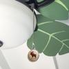 GRAPHICS & MORE Moose Red Forest Ceiling Fan and Light Pull Chain view 3