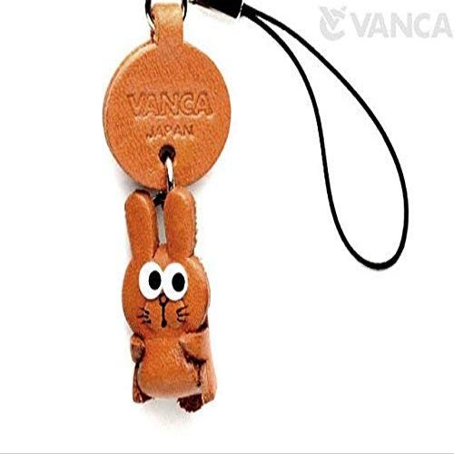 Rabbit Leather Zodiac Mascot Mobile/Cellphone Charm VANCA Craft-Collectible Cute Mascot Made in Japan